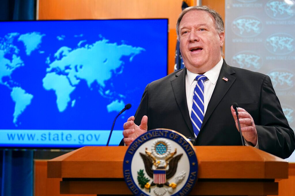 Pompeo hits back against China's response to US handling of the protests