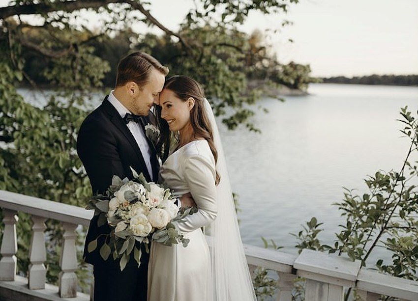Finnish Prime Minister marries her long time partner