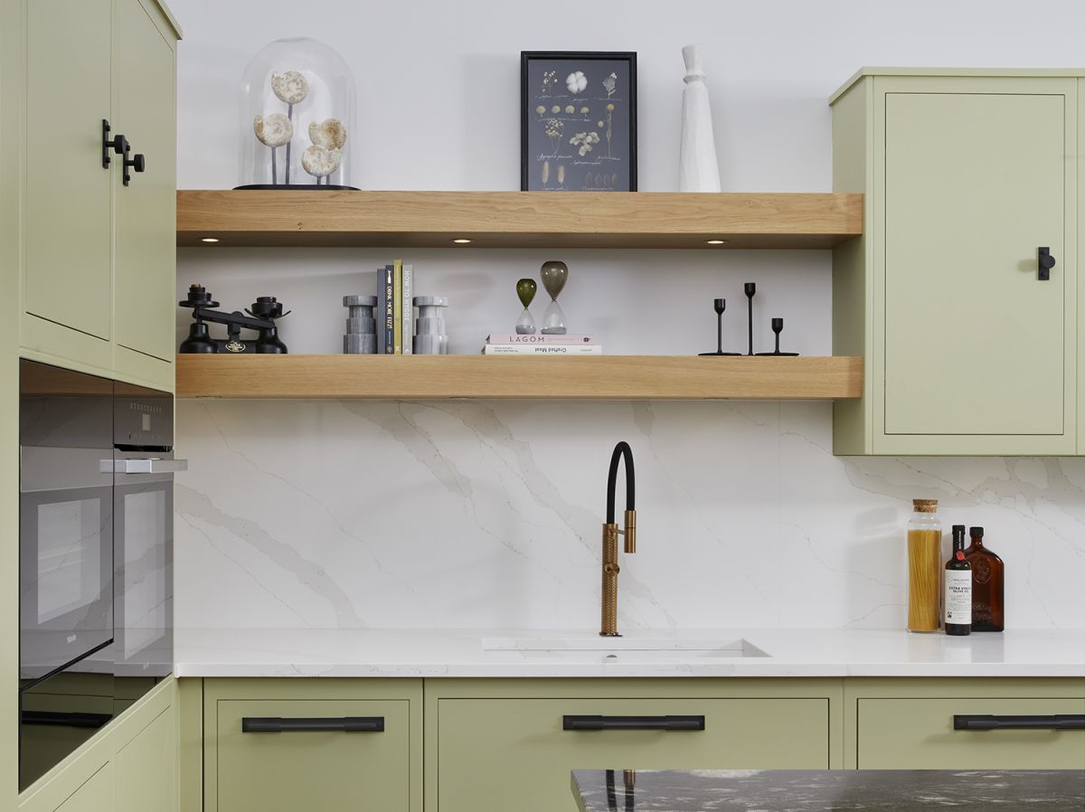Sage green kitchen ideas – how to introduce this season’s stand out color into your kitchen