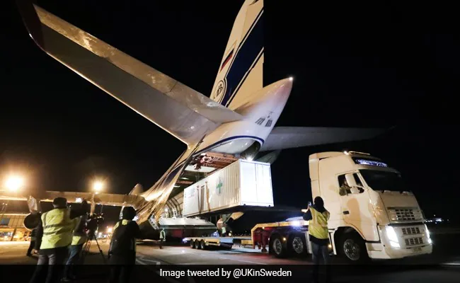 World's Largest Cargo Plane Leaves For India With 3 Oxygen Plants From UK