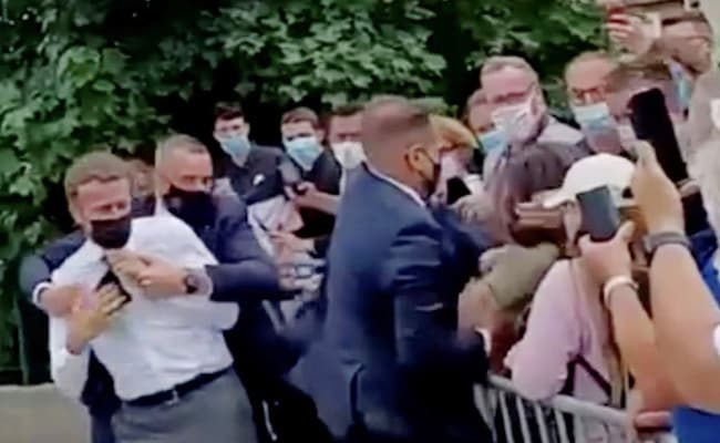 French Court Gives Man Who Slapped President Macron 4 Months In Jail: Report