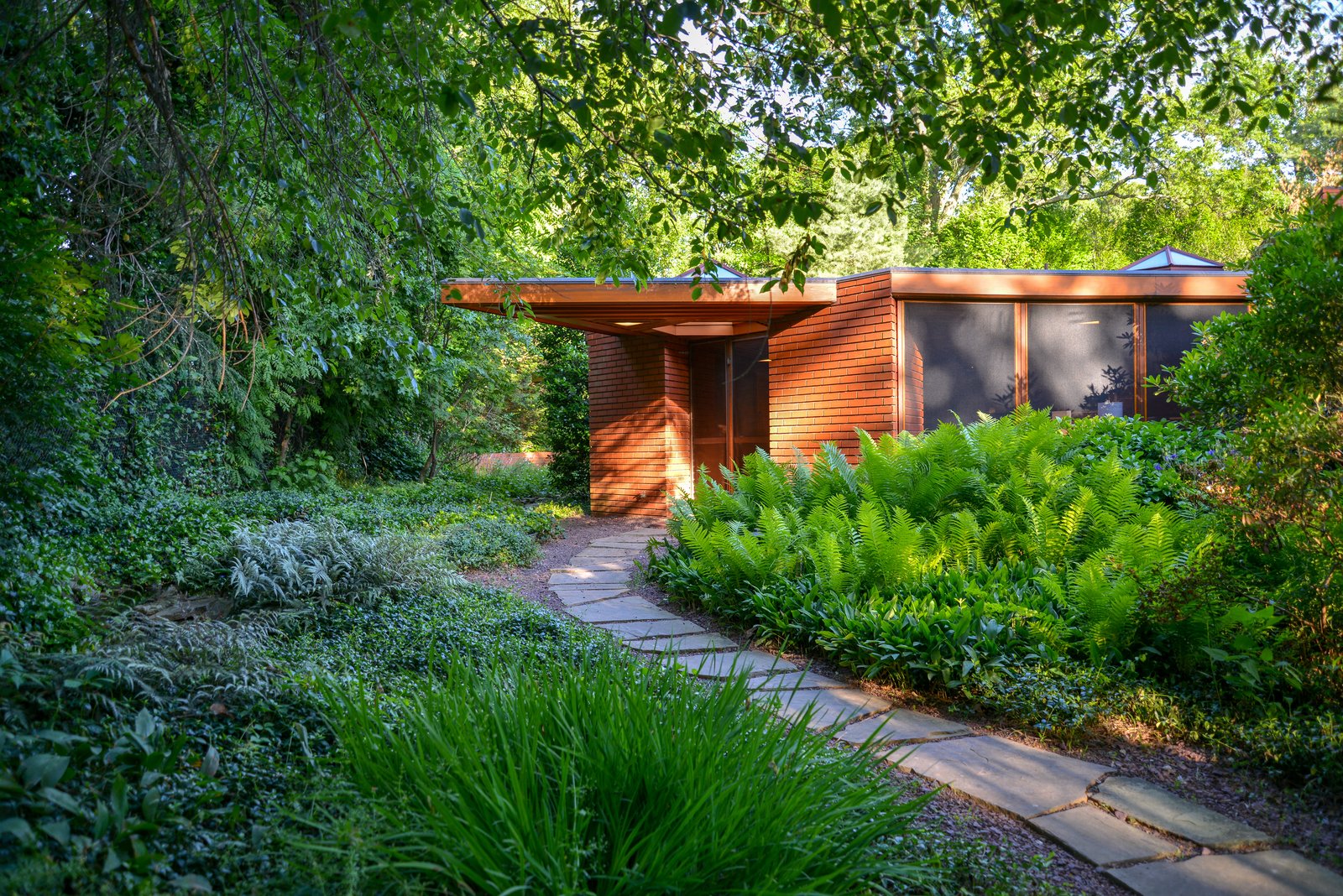 A Handsome, Hexagonal Home by Frank Lloyd Wright
