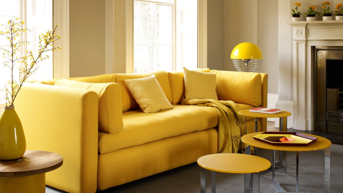 10 yellow living room ideas - how to do the sunshine shade stylishly