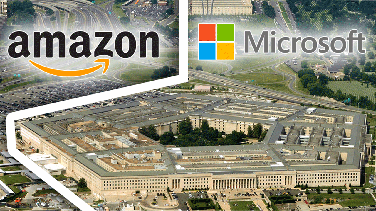Microsoft protests government's decision to award Amazon cloud contract