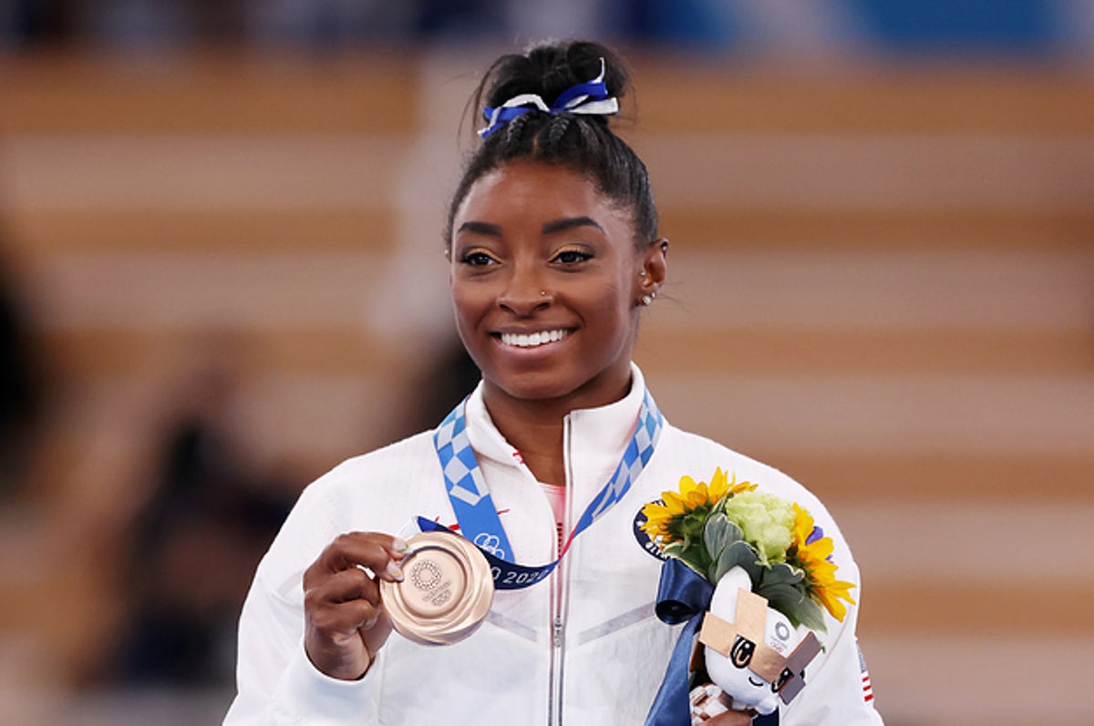 Simone Biles Won A Bronze Medal In Her Olympic Return