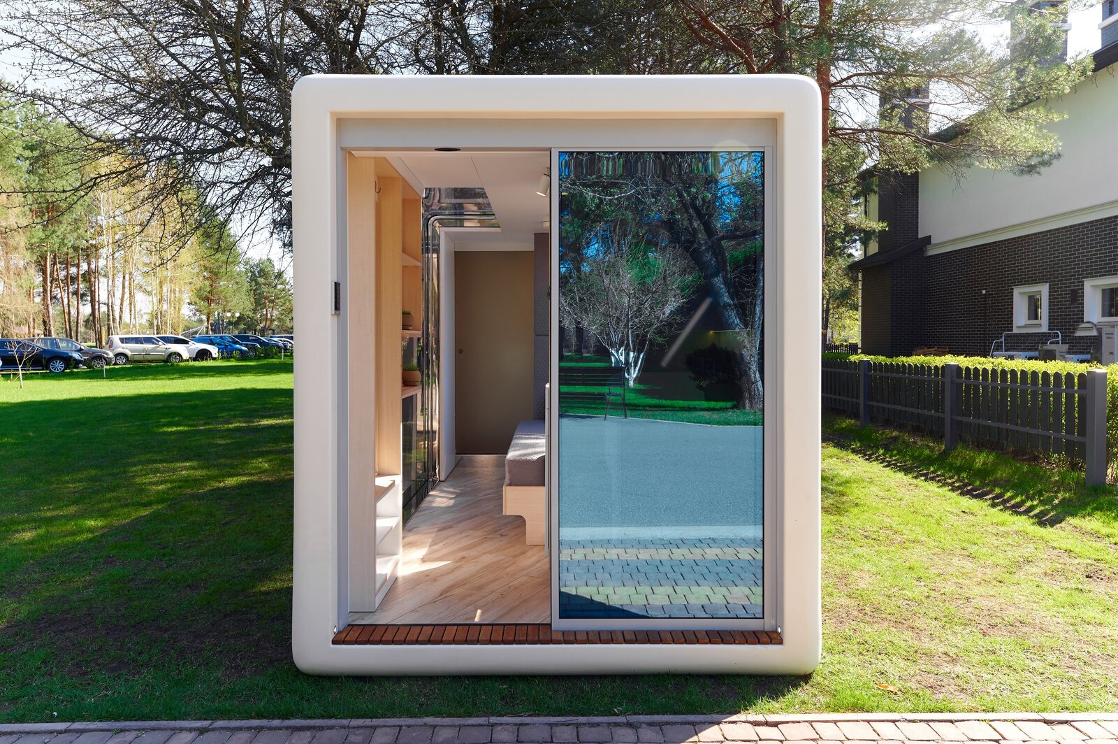 This Futuristic Prefab Tiny Home