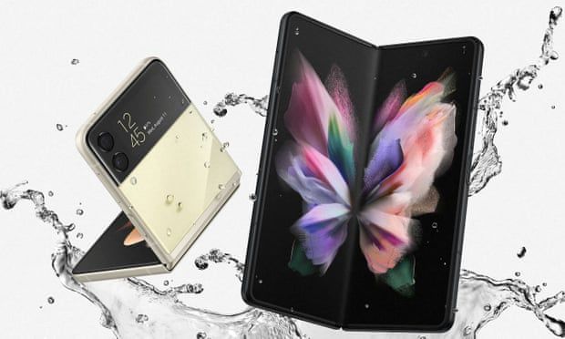 Samsung launches first water-resistant folding phone and Google watch