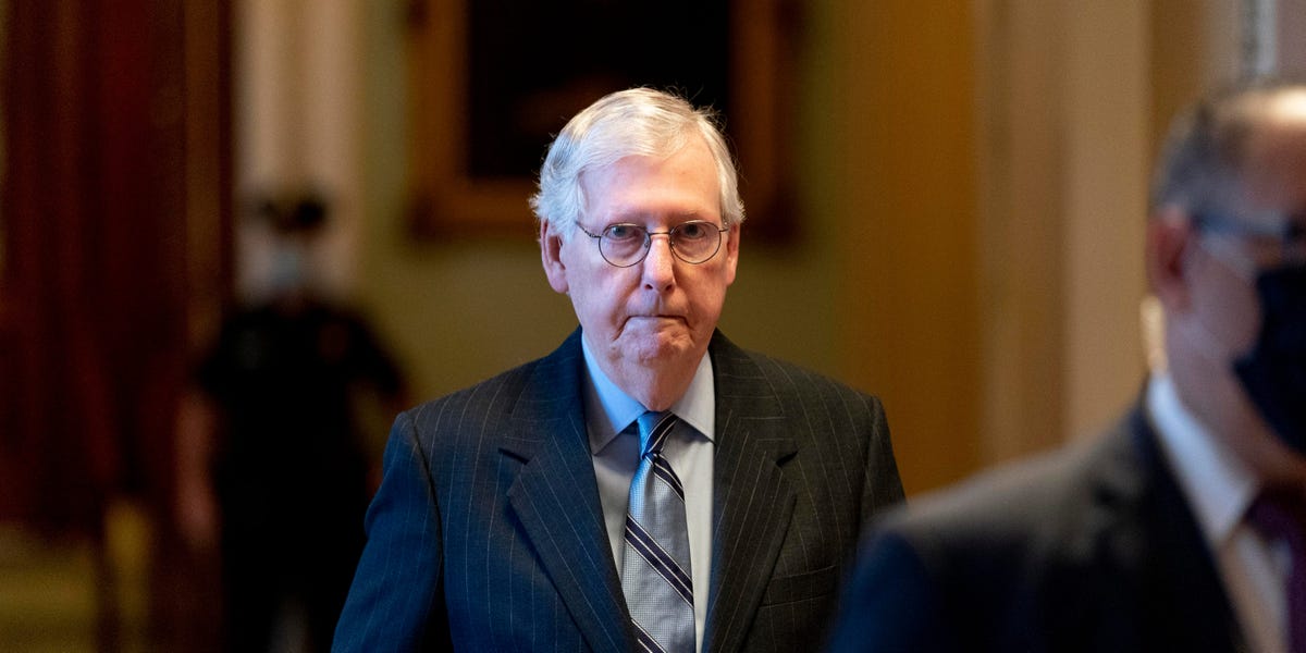Mitch McConnell says the GOP will vote for the US to default on its debt