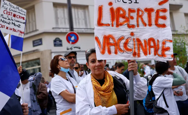 Over 120,000 Join Protests Against 'Health Passes' In France