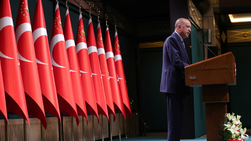 Erdogan backtracks on threats to expel US envoy and 9 other ambassadors, after they pledge to not interfere in Turkey’s affairs