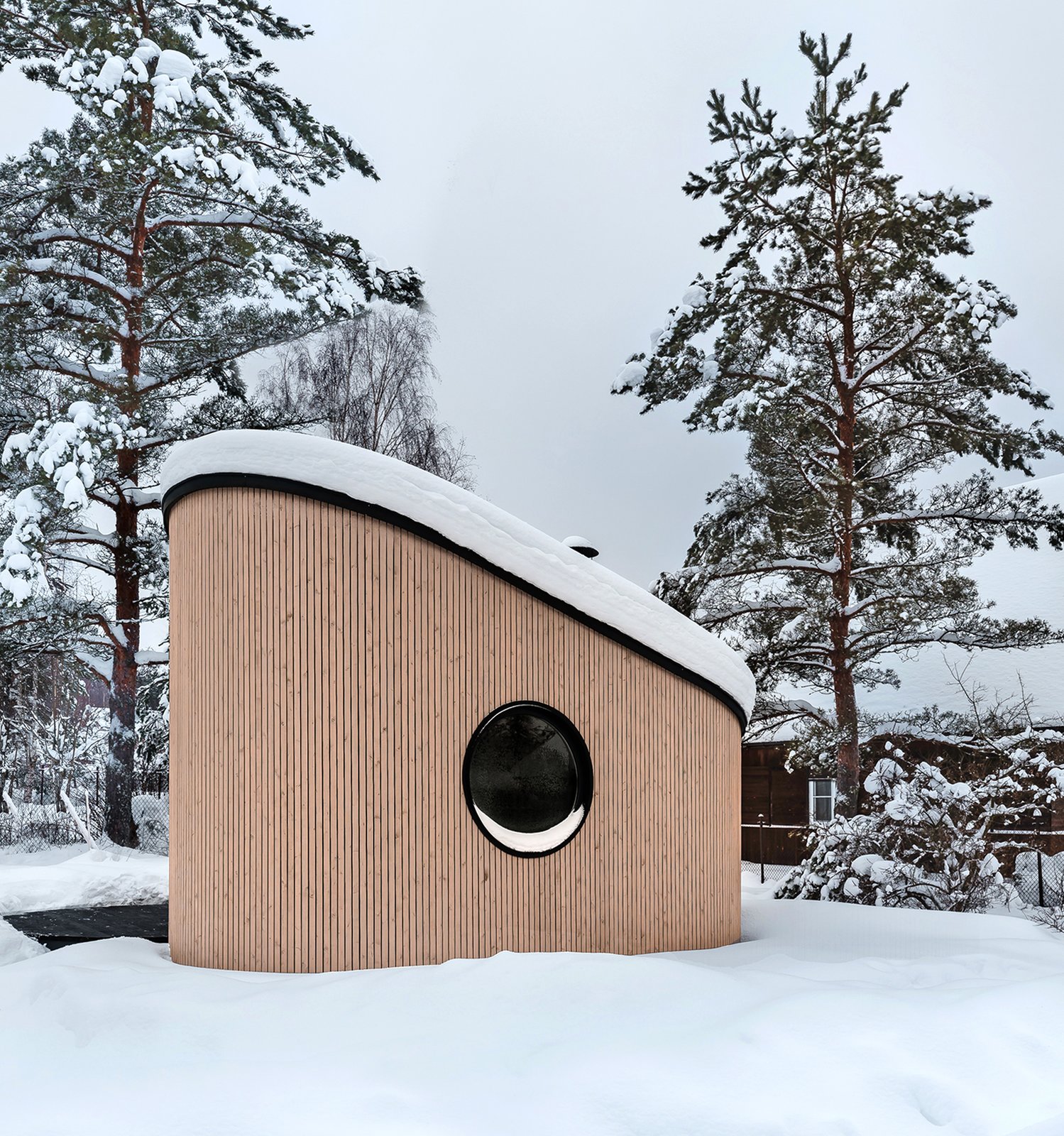 A Modern Tiny House Reinvents the Finnish Barbecue Hut