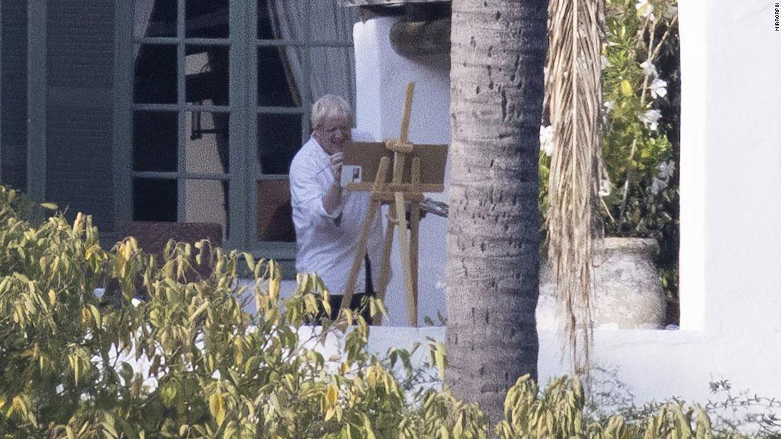 Bereaved relatives of Covid victims slam Boris Johnson after UK Prime Minister pictured painting on vacation