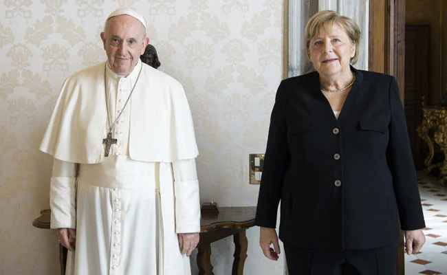 Divert Arms Money For Food, Vaccines: Pope At Peace Meet With Angela Merkel