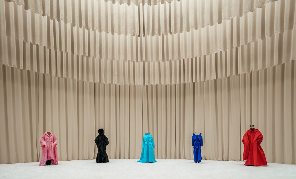 Balenciaga's 50th Haute Couture Collection Goes on Display in Shanghai