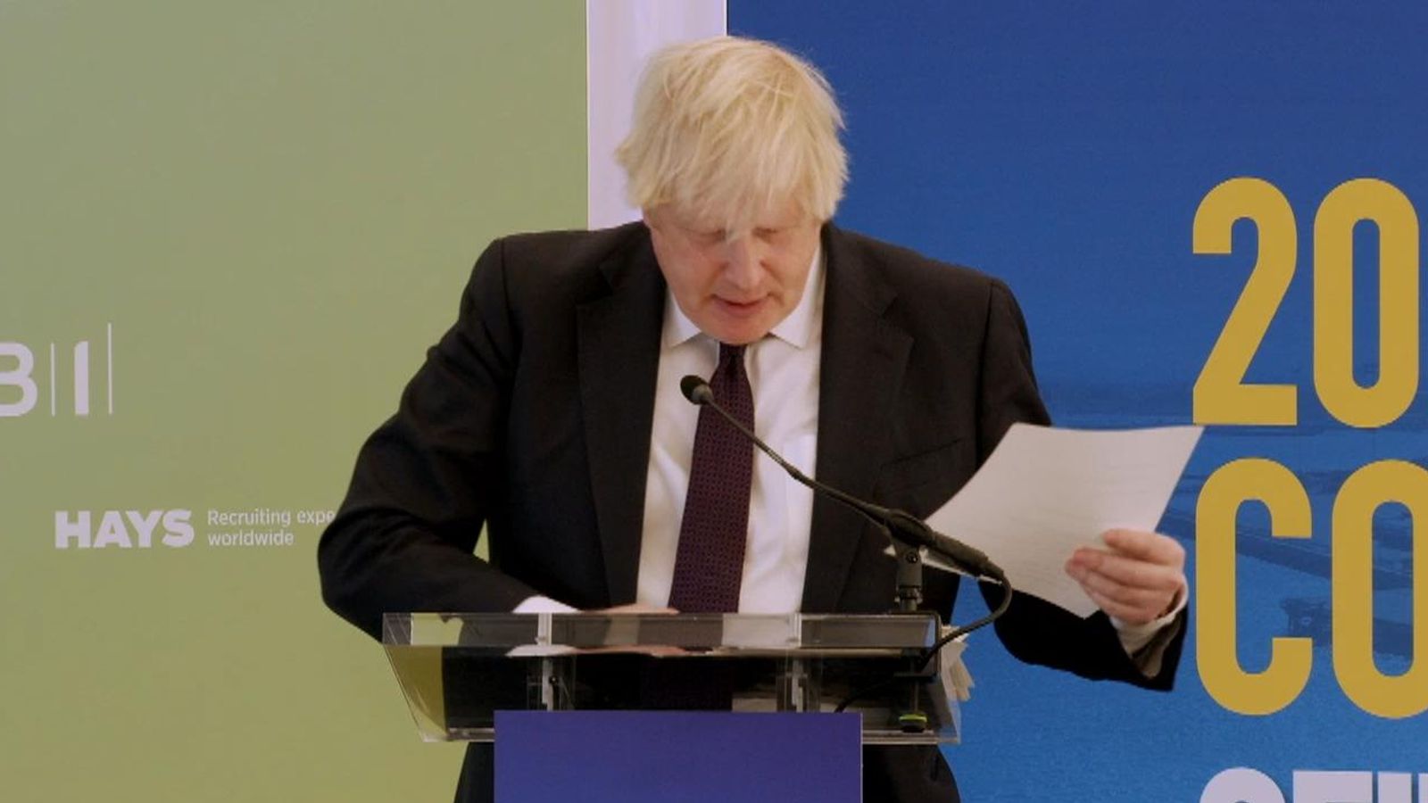Boris Johnson to shake up business advisory council amid backlash at CBI speech