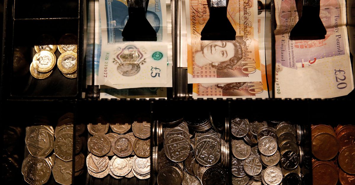 Sterling steadied against the dollar and edged up on the euro
