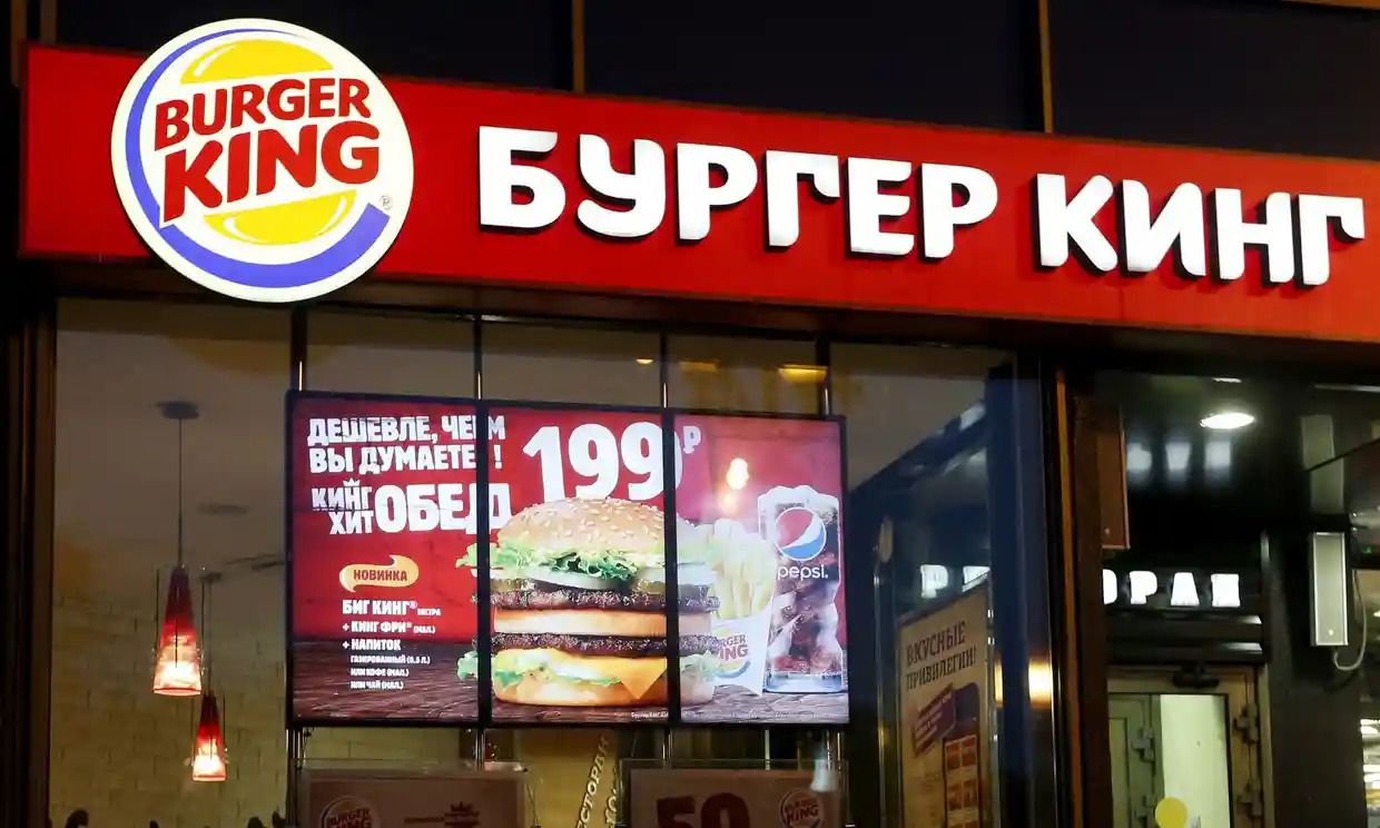 Burger King owner says operator in Russia refuses to shut shops