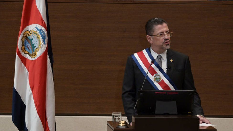 President Rodrigo Chaves says Costa Rica is at war with Conti hackers