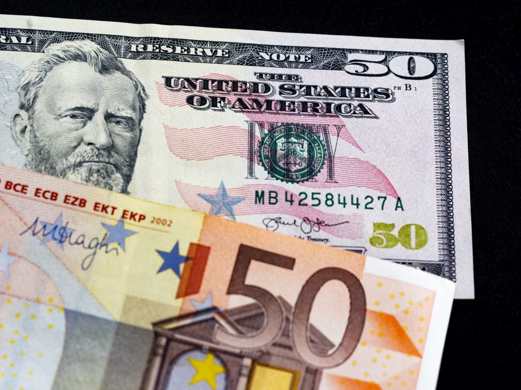 Euro, Dollar Equal in Exchange Rates for 1st Time in 20 Years