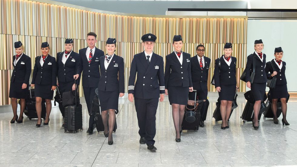 British Airways allows male staff to wear make-up and carry handbags