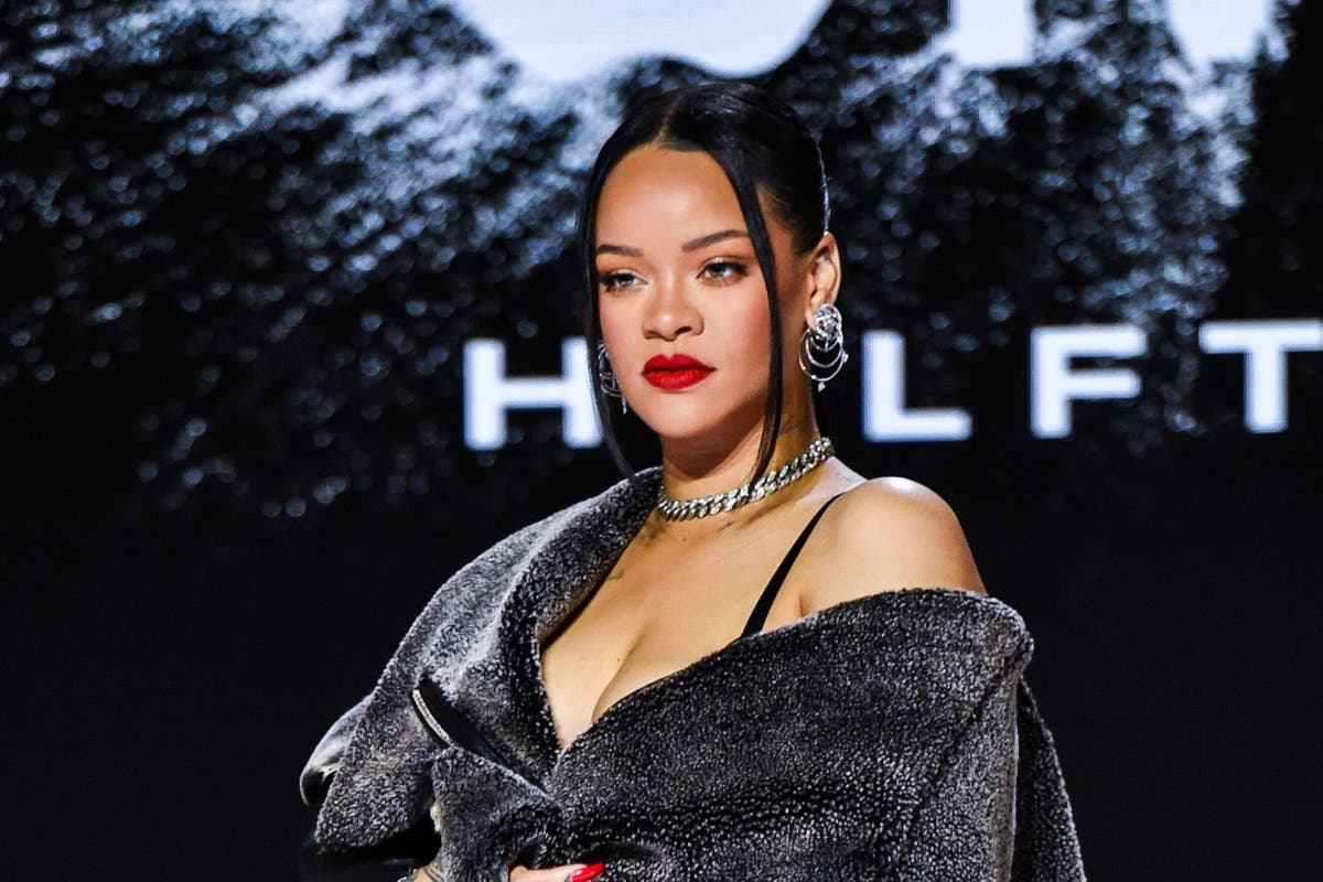Rihanna ‘echoes’ Karl Lagerfeld ahead of Met Gala with black and white fur look