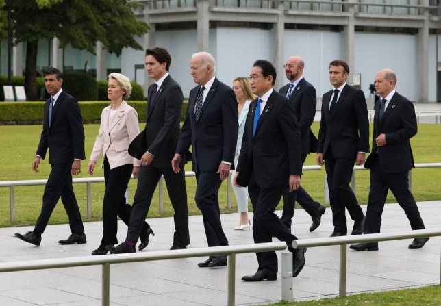 G7 leaders issue veiled warning to China and accuse it of 'economic coercion'
